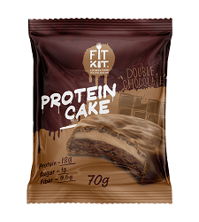 Печенье протеиновое FIT KIT Protein Cake (Двойной шоколад) (70 г)