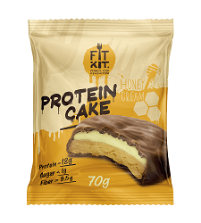 Печенье протеиновое FIT KIT Protein Cake (Медовый крем) (70 г)