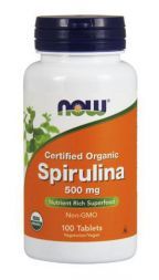 NOW Spirulina 500 мг (100 таб)