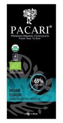 Органический шоколад Pacari Манаби 65% (50 г)