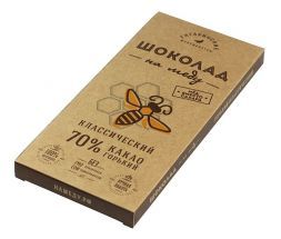 Горький шоколад на меду 70 % Гагаринские мануфактуры (45 г)