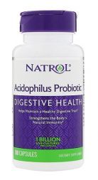 Natrol Acidophilus Probiotic 100 мг (100 кап)